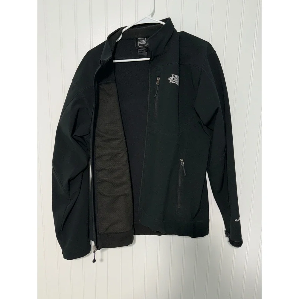 The North Face Apex Softshell Jacket Full Zip Black‎ Mens Large